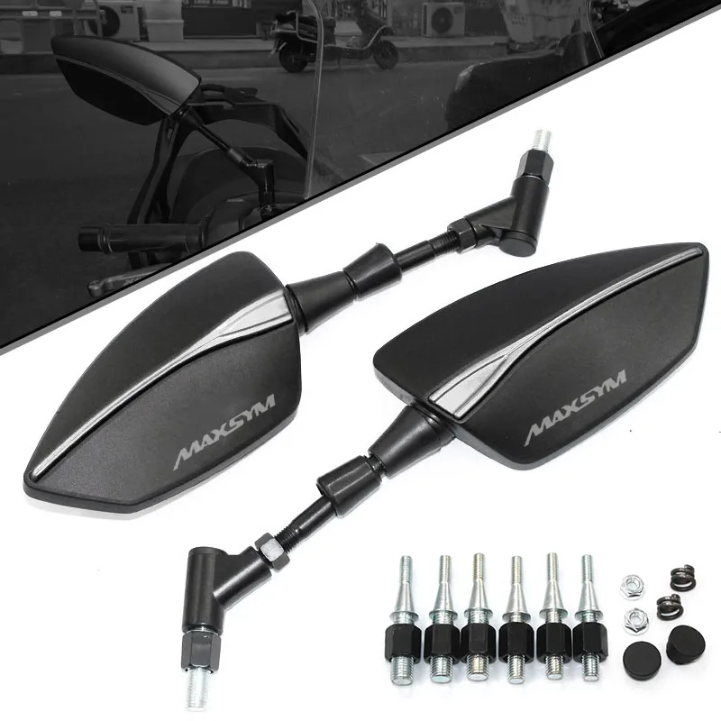 Für SYM MAXSYM 400 MAXSYM 400 Motorrad Rückspiegel CNC Aluminium Ansicht Seitenspiegel Image