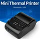 HZTZ Mini Bluetooth Printer Thermal Printer ticket receipt USB Portable Wireless For Android IOS And