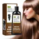 Hair Dye Shampoo 3 In 1 Instant Dye Shampoo 100ml Natural Black Hair Dye For Gray Hair Coverage