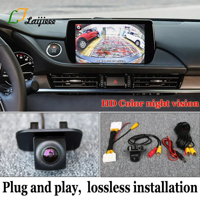 Für Mazda 6 Mazda6 Limousine GJ GL Zweite Facelift 2018 ~ 2023 Original Bildschirm/HD Nachtsicht Auto Hinten-view Reverse Kamera Image