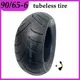 90/65-6 Tyre High Quality Tubeless Tire with Air Valve for Electric Scooter Mini Motorcycle Retrofit