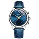 New Wokai Watch Men Fashion Sport Watches Blue Face Blue Leather Band Quartz Wristwatches Men Best