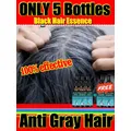 Anti-grey hair essence Serum treatment restore natural hair color and restore healthy White To