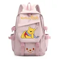 MINISO Winnie the Pooh Backpack Anime Cosplay Unisex Students School Bag Cartoon Bookbag Outdoor Bag