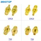 2 Teile/los SMA zu TS9/CRC9 50 Ohm Gerade RF Koaxial Adapter Coax Stecker Vergoldet/Nickel Überzogen
