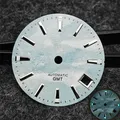 Cadran de Montre Bleu Ciel et Nuages Blancs Accessoires pour Mouvement NH34/NH35 BGW9 Shoous