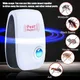 EU Plug Electronics Sonic Insect Repellers Reject Mouse Rat Cockroach Pest Control Device Household