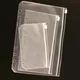 5Pcs A6 Binder File Holder Transparent A7 PVC Loose Leaf Budget Binder Zipper Pouch Filing Organizer