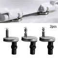 2PC 55mm Toilet Seat Hinge To Top Close Soft Release Quick Install Toilet Kit For Most Standard