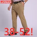 Große Herren anzug hose Business hose 38-52 lange Hose elastisch gerade lose Arbeits hose Anzug hose