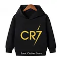 Football Star Ronaldo Hoodie Kids Clothes Boys Clothing Jersey Baby Girls Clothes CR7 Sweatshirt