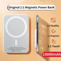 Original 1:1 Magsafe 10000mah Power Bank Magnet Power bank mit Schnell lade fenster 15w Funk