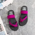 Estate donna infradito Solid Flat Shoes Indoor Ladies pantofole da spiaggia antiscivolo suola