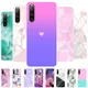 Coque de protection transparente en Silicone souple pour Sony Xperia 10 IV motif cœur d'amour