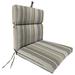 The Twillery Co.® Sunbrella 22" x 44" Outdoor Chair Cushion w/ Ties & Hanging Loop, Polyester | Wayfair 3FCF219092DD4F1784C8077DCAD032DF