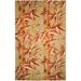 Brown Rectangle 8' x 10' Indoor Area Rug - Safavieh Mandarin Rug in Sage & Rust Wool | Wayfair MD403A-8