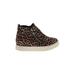 SODA Wedges: Brown Leopard Print Shoes - Women's Size 8 - Round Toe