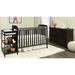 Suite Bebe Convertible Standard Crib & Changer Combo 2 - Piece Nursery Furniture Set in Pink/Gray/White | Wayfair