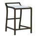 Summer Classics Villa Patio Bar Stool w/ Cushion Wicker/Rattan in Brown/Gray | 26.77 H x 18.31 W x 20.8 D in | Wayfair 336731+C5596101W6101