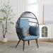 Dakota Fields Clevey Iron Outdoor Lounge Chair | 57.87 H x 37.4 W x 26.77 D in | Wayfair B8D4E031EEE841CF884F741CA6D9920D