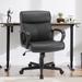 Inbox Zero Executive Office Chair w/ Flip-Up Armrests, Swivel Base, Lumbar Support & Wheels | Wayfair 131675EA8AB94EEA959460417A6B6042