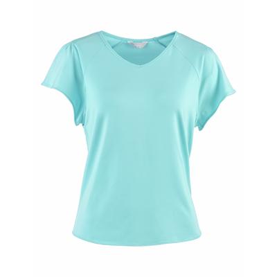 Avena Damen T-Shirt Blau bi-color
