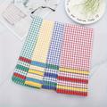 1/4pcs Large Kitchen Dish Towel, Absorbent Super Soft Cotton Dish Cloth, Bright Color Tea/bar Towel For Washing Drying Dish And Home