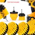 5/8/22pcs, Drill Brush Attachment Set, 7 Pack 1/4in Power Scrubber Brush + Extend Long Attachment, Brush Drill Attachment, Power Cleaning Scrub Brush For Bathroom, Tub, Tile, Corner, Floor