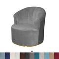 housse de chaise pivotante en velours extensible housse de chaise décontractée accent style moderne housse de chaise à bras rond protecteur de meubles épaissir le tissu spandex lavable