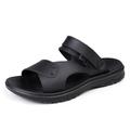 Homme Sandales Pantoufles de plage Sandales sportives Décontractées du quotidien Plage PVC Respirable Antidérapantes Mocassins Noir Marron Gris Eté Printemps