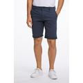 Chinoshorts LINDBERGH, Herren, Gr. XXL, N-Gr, blau (dk blau), Stoff, Obermaterial: 98% Baumwolle, 2% Elasthan, unifarben, casual, slim fit kniefrei, Hosen, mit Stretch