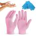 2Pairs Moisturizing Hand Gloves - Dry Skin Gloves Hand Moisturizer Gloves Overnight Hand Gloves Vaseline Gloves for Dry Hands Skin Repair Moisturizing Spa Gloves - Hand Care Gel Manicure Gloves