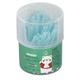 100PCS 2 in 1 Cotton Swabs Double Head Cleaning Ear Scoop Cotton Swab Disposable Makeup Remover Tool with Storage Box