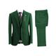 Men's Wedding Tweed Suits Herringbone 3 Piece Plus Size Retro Vintage Tailored Fit Single Breasted Two-buttons Khaki Red Dark Green 2024