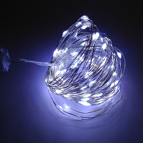 Wasserdichte 10M 100 LED USB 5V Feenlichter Lichterkette Glühwürmchenlichter Dekor Lichter Mehrfarben Image