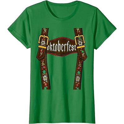 Oktoberfestbier Bayerisch T-Shirt-Ärmel Anime 3D Grafik Für Paar Herren Damen Erwachsene Oktoberfestbier Maskerade 3D-Druck Casual Image