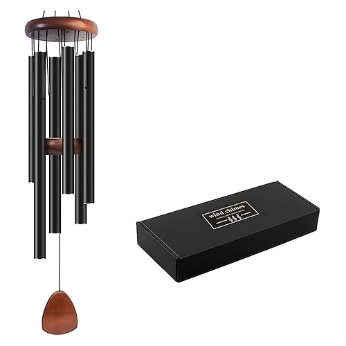 Gedenk-Windspiel Musik Windspiel Aluminiumröhren Windspiel Metall Windspiel Mitgefühl Gedenk-Anhänger Geschenk. Valentinstag Geschenk Image
