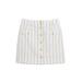 Stripe Cargo Pocket Miniskirt