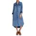 Denim Midi Shirtdress