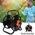 Garden Hose Reel, Portable Tote Hose Reel Cart, Rope Hose Storage Stand Water Hose Holder, Hose Winding Reel, Outside Water Pipe Rack Winding Tool for Garden, Lawn, Farm, Car Washes Car Accessories