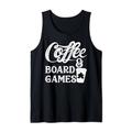 Kaffee und Brettspiele Meeple Tank Top