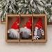 Christmas Gnomes Set of 3 Handmade Santa Toys Scandinavian Tomte Plush Gnome Home Tabletop Ornaments Christmas Decorations