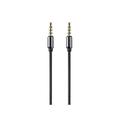 Monoprice Audio Cable - 10 Feet - Black | Auxiliary 3.5mm TRRS Audio & Microphone Cable - Slim Durable Gold plated for smartphone mp3 player laptop - Onyx Series