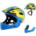 Lixada Kids Detachable Full Face Bike Helmet Breathable Ultralight Cycling Safety Helmet for Skateboard Roller Skating Suitable for Activities