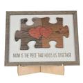 karymi Mother and Child s Heart Puzzle Mother s Day Wooden Crafts Mother s and Child s Heart Puzzle Flash Deals Clearance Mothers Day Gifts Moms Favorite Gifts for Women