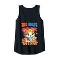 Damen World's Best Mom Best Cat Mom ever Niedliche Katzenkunst Tank Top