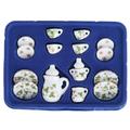 15pcs 1/12 Ceramics Tea Cup Set Dollhouse Decoration Simulation Mini Kitchen Accessories