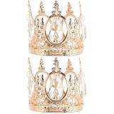 2 Count Table Lamps Table Lamp Decoration DIY Table Lamp Accessories Chandelier Crystals Replacement Table Lamp Stand Branches French Glass Metal