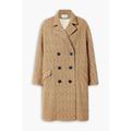 Cilika Double-breasted Herringbone Wool-blend Coat - Natural - Isabel Marant Coats