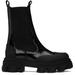 Black Cleated Mid Chelsea Boots - Black - Ganni Boots